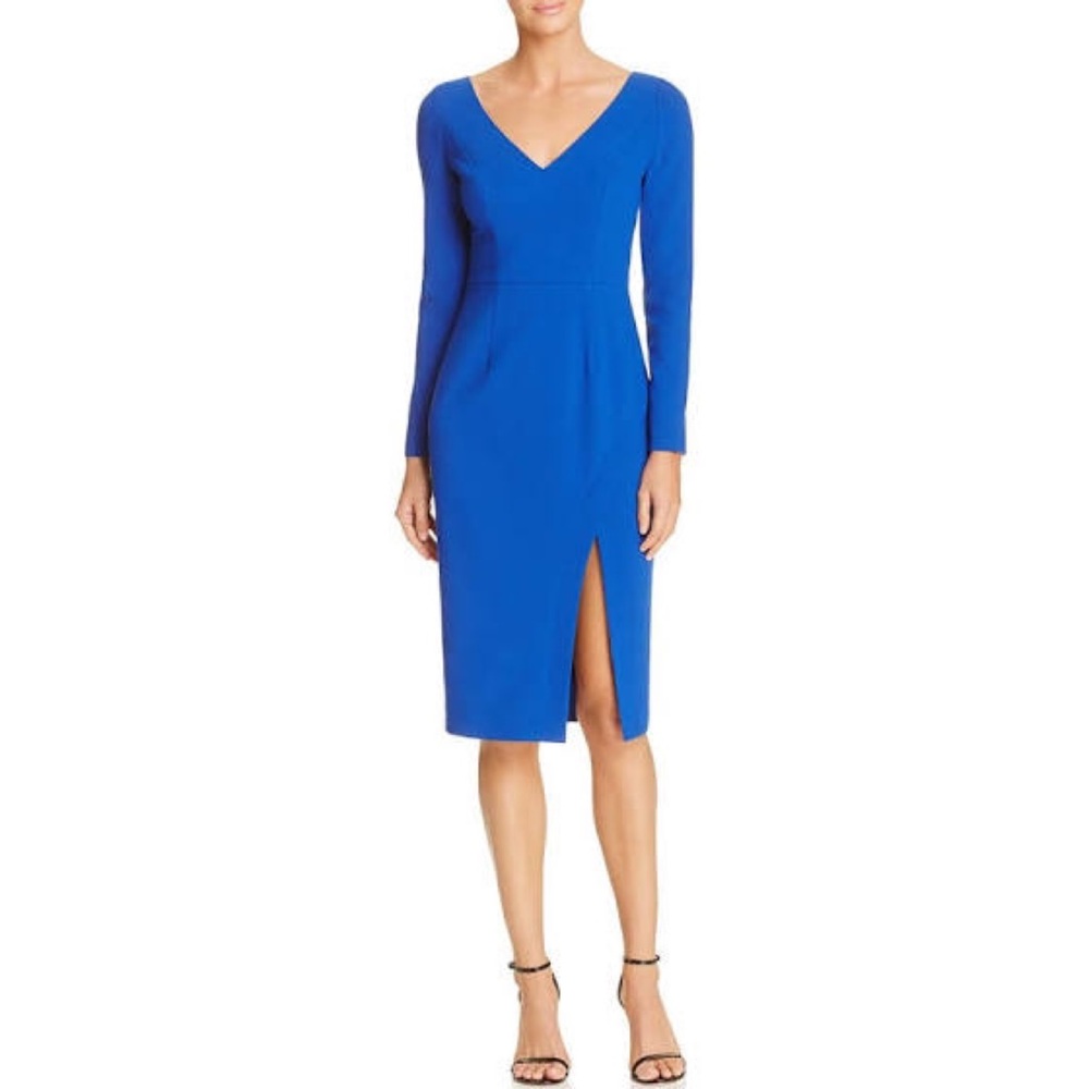 Black Halo Gilda Sheath Dress -Cobalt Blue- 4 -NWT